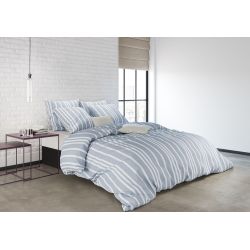 Soft and 100% cotton Negative Grey bedding set for a restful sleep