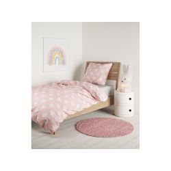 Amore katoenen lakens en kussenslopen, roze - Verbeter uw slaapkamerdecor met deze comfortabele en verfijnde set